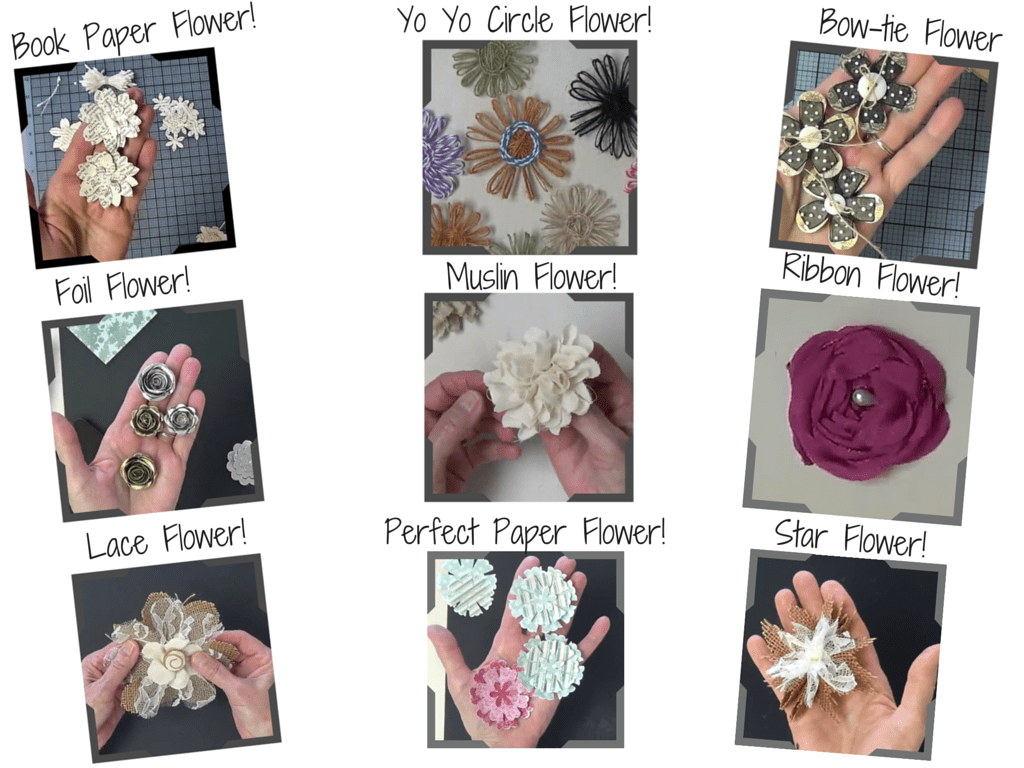 Scrapbook Flowers in 10 Minutes Or Less Scrapbook Paper Flowers Tutorial