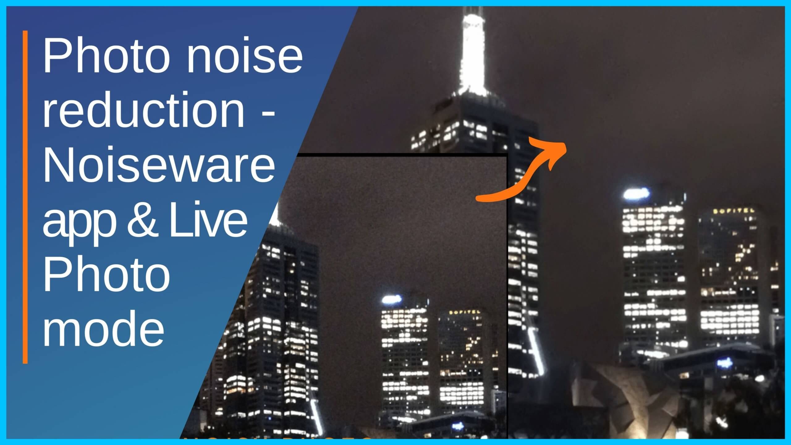 iPhone noise removal using Live Photos 