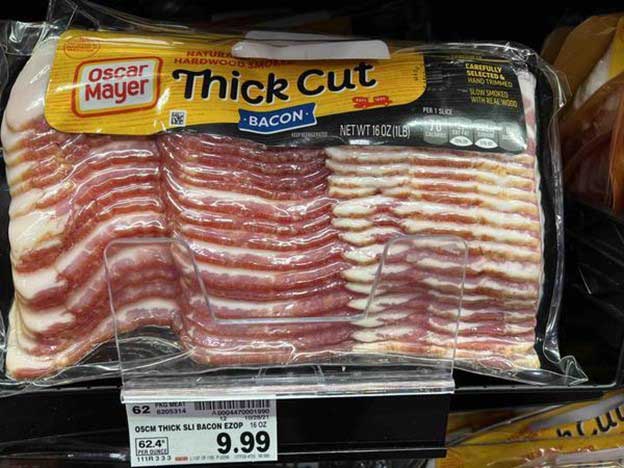 Picture of $10 dollar bacon.