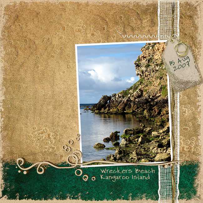 fun cruise scrapbook idea