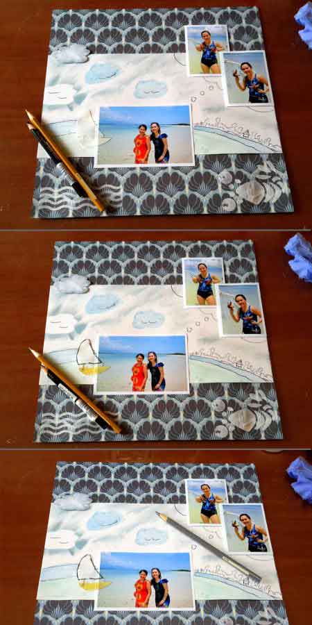 scrapbook inspiration on the beach scrapbook inspiration on the beach