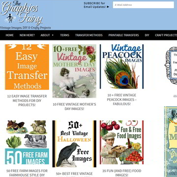 The Graphics Fairy a Great Source for Free Scrapbook Printables 