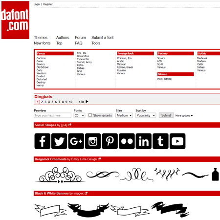 Dafont.com another source for free scrapbook printables