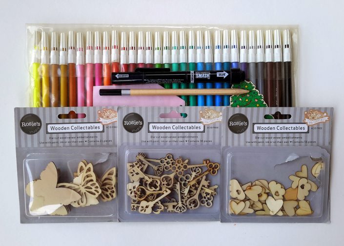 retirement scrapbook album - supplies