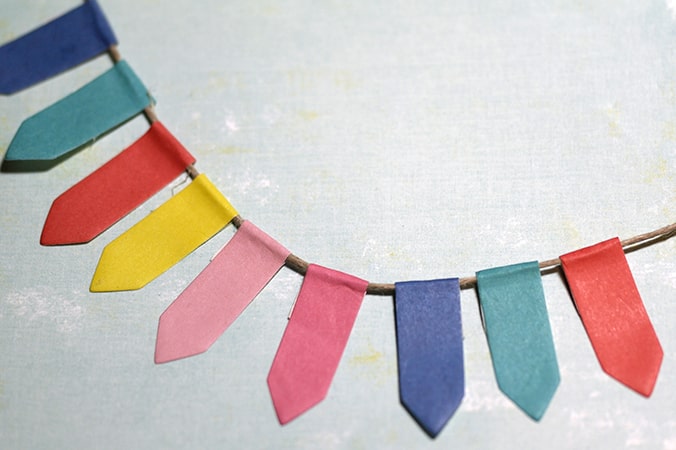 Scrapbook DIY Bunting Style 1