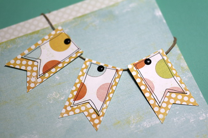 Scrapbook DIY Bunting Style 2