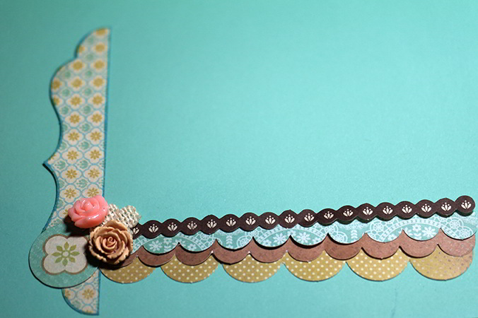 Scrapbook DIY Photo Border Cluster