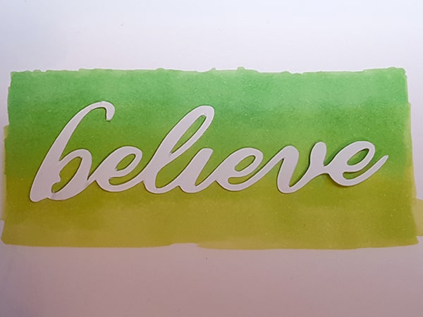 Technique 1 for Scrapbook Markers