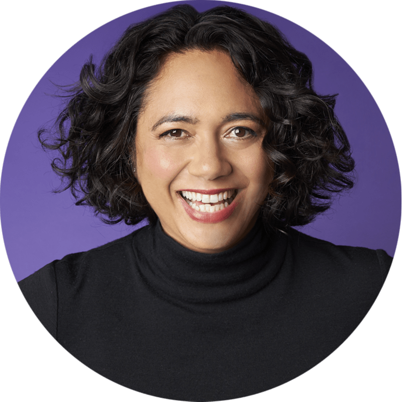 Alena Bennett, CFO leadership coach in black top