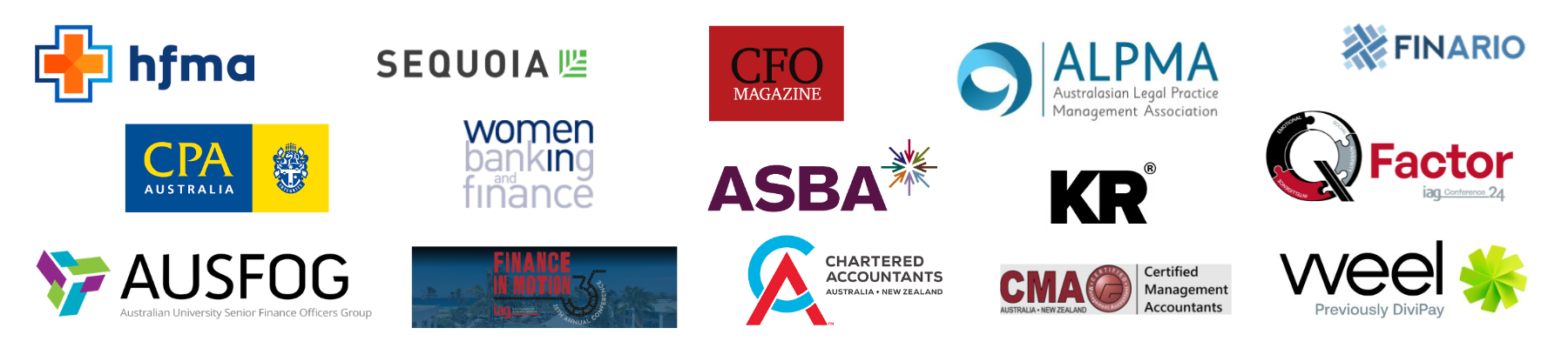 Logo of clients Alena Bennett worked with