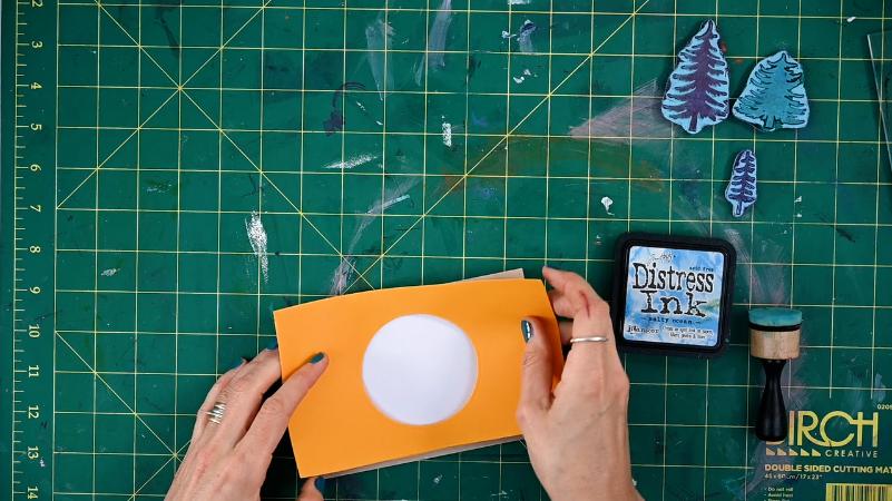 circle die-cut card circle die-cut card