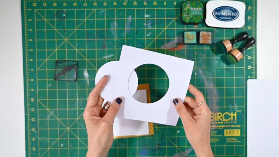 die cut circle die cut circle