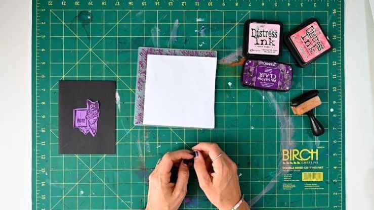 ink-embossed card materials ink-embossed card materials