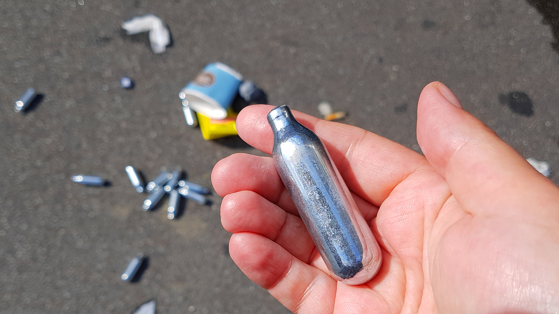 Nitrous oxide or Nangs