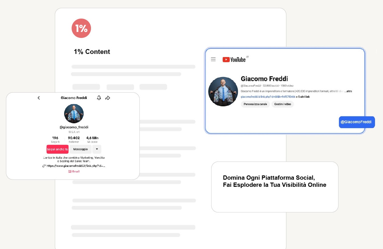 Giacomo Freddi Content