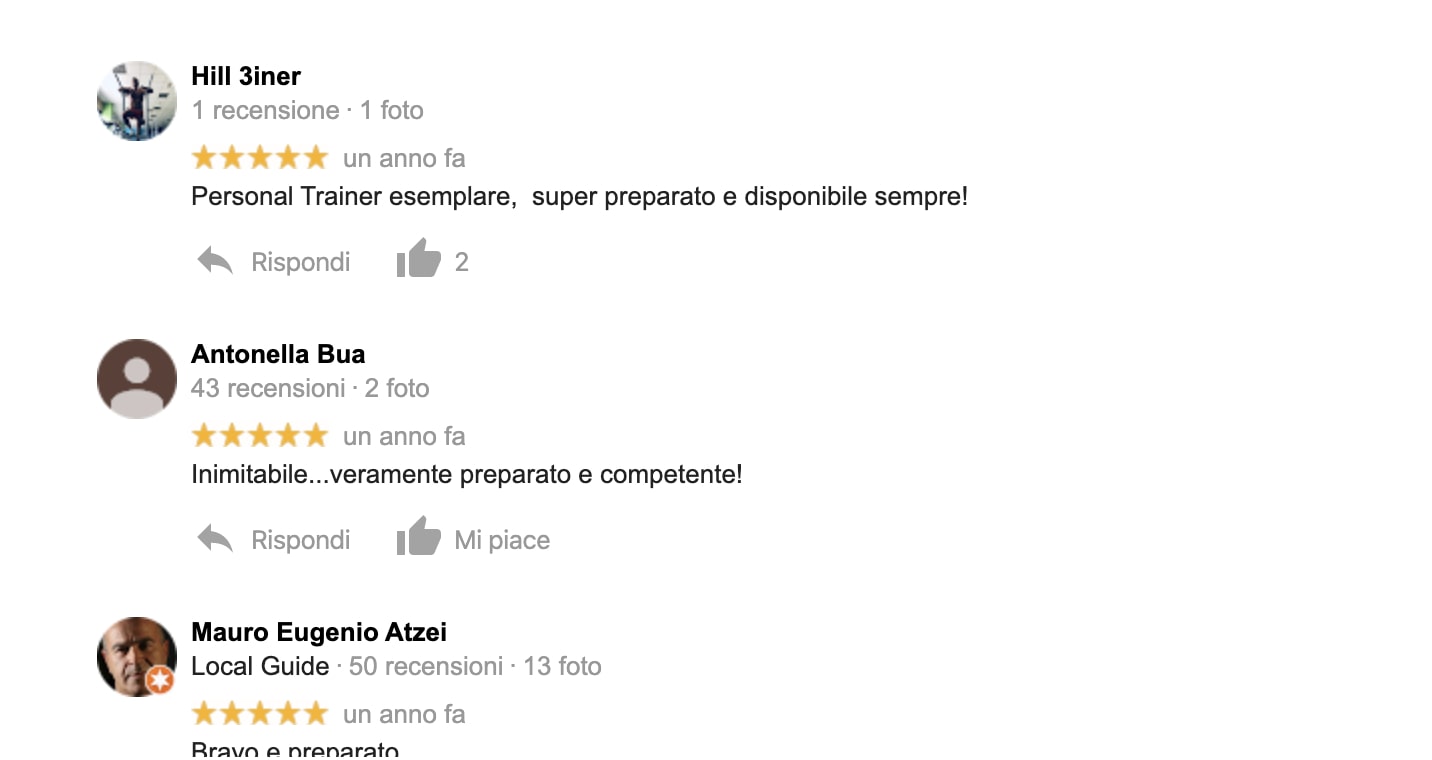 CALIWORKOUT - Lettera di presentazione